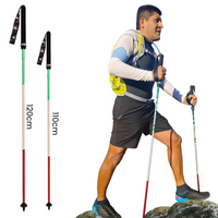 Thumbnail for Bastones para Correr en Montaña Trail Running Tricolor México Plegables  - 1 Par